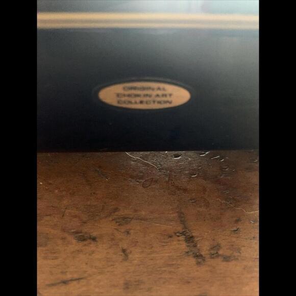 VTG Japan Art Of Chokin Flowers & Bird Black Lacquer Music Jewelry Box Red Inner - Picture 3 of 7